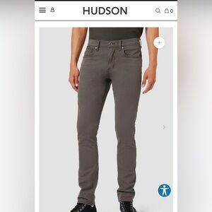 Hudson Jeans Men's Charcoal Straight Jeans - good condition